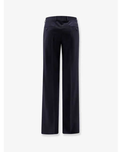 Lardini Blue Palu Pure Virgin Wool Trousers for men