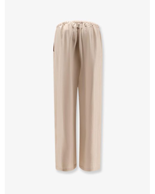 Alysi Natural Silk Trousers