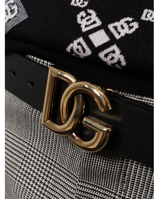 Leather Belt-Uomo di Dolce & Gabbana in White da Uomo