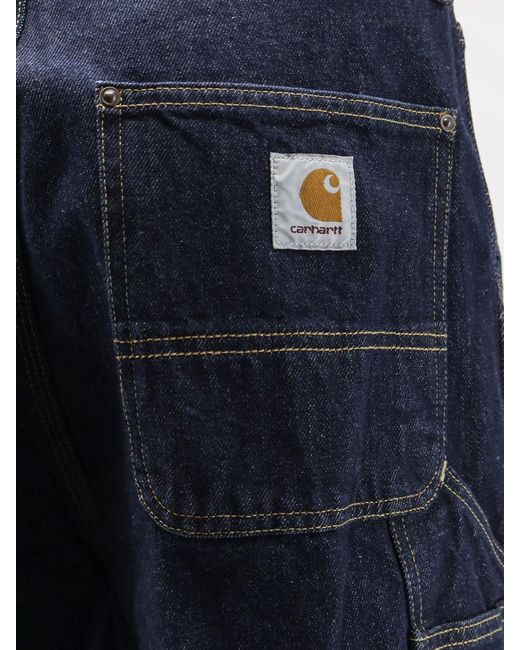 Carhartt Blue Og Double Knee Denim Shorts for men