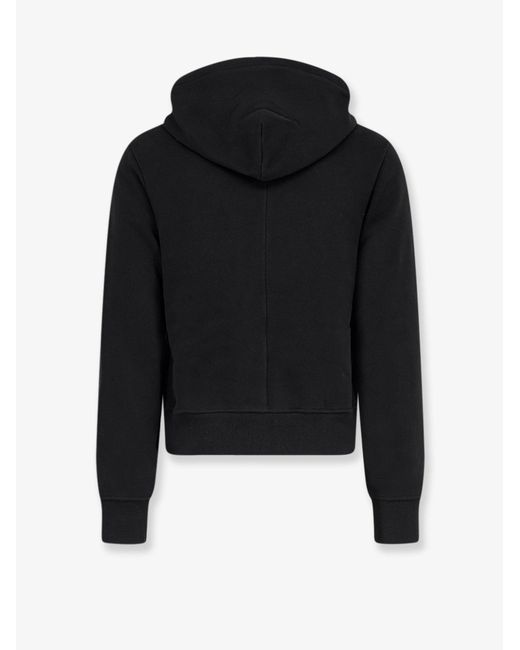Entire studios Black Slim Zip Up Cotton Hoodie