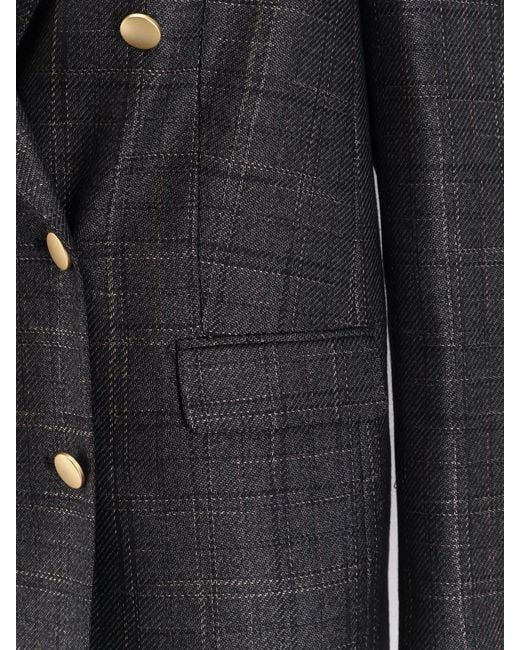 Tagliatore Black Jasmine Wool And Viscose Blazer