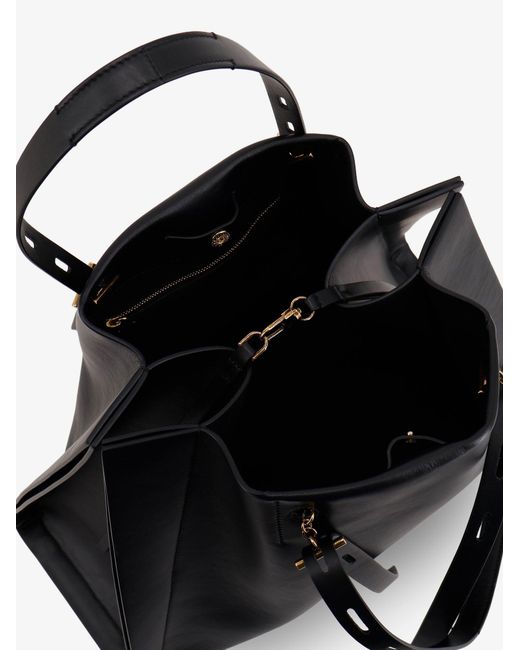 MINOBOSSI Black Paula Leather Shoulder Bag