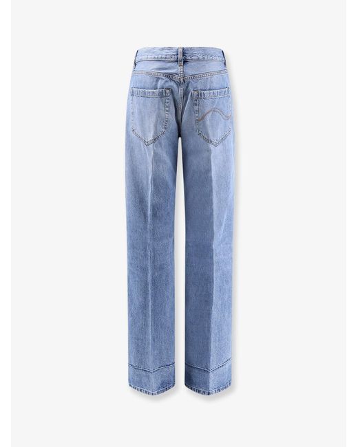 Seafarer Blue Smin Cotton Jeans