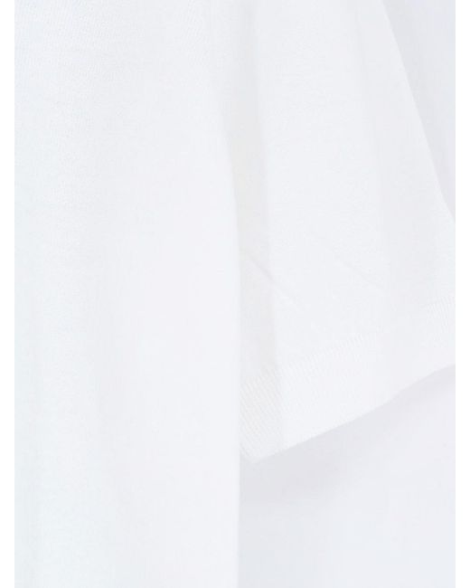 NUGNES 1920 White Cotton Sweater for men