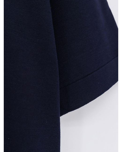 Bramani Cashmere Blue Cotton And Silk Blend T-Shirt for men