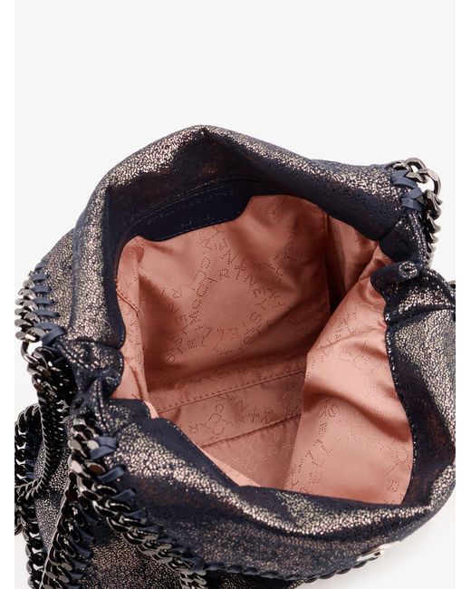 Stella McCartney Blue Falabella Mini Vegan Faux Leather Crossbody Bag