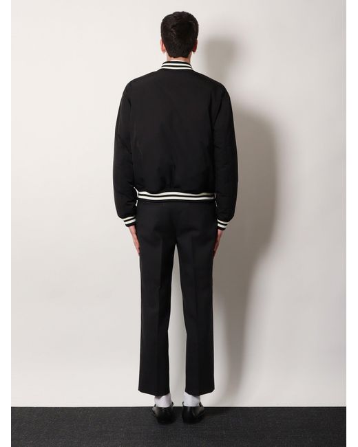 Gucci Black Polyester Bomber Clothing for men