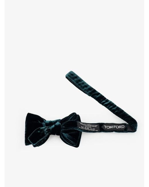 Tom Ford White Velvet Bow Tie for men