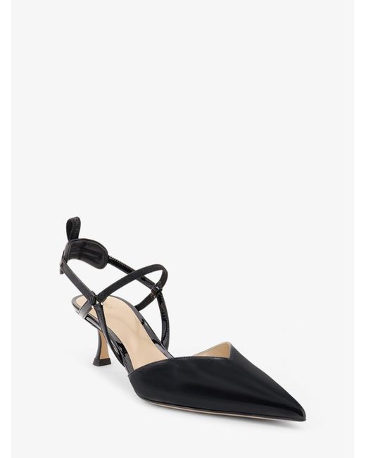 Fendi White Very Colibrì Patent Leather Décolleté
