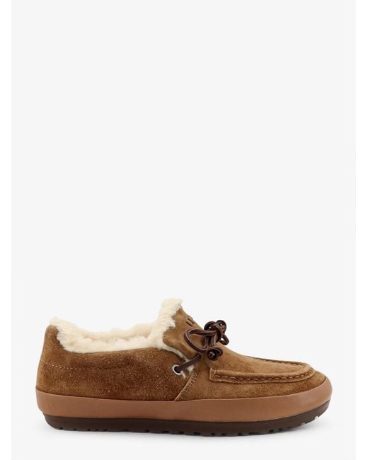 Ugg Brown Quill Suede Loafers