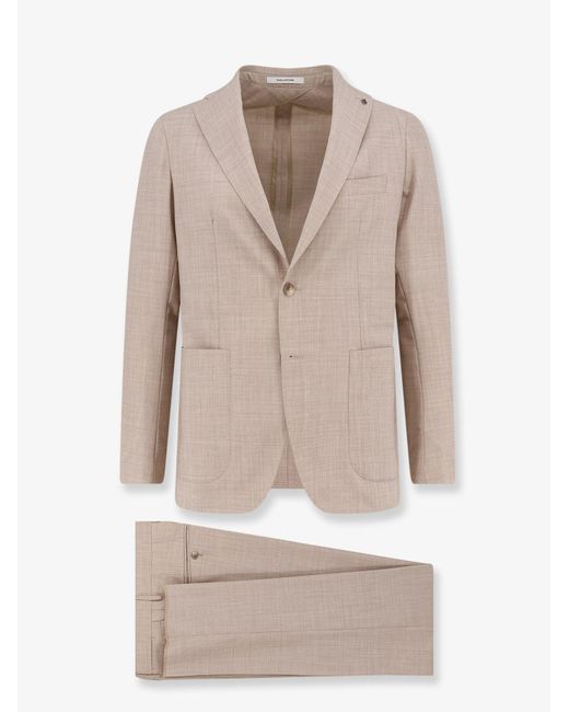 Tagliatore Natural Virgin Wool And Silk Suit for men