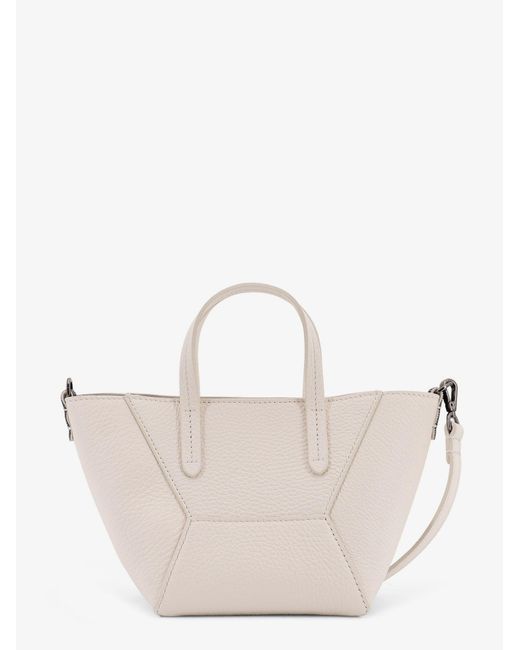 Brunello Cucinelli Natural Bc Duo Leather Crossbody Bag