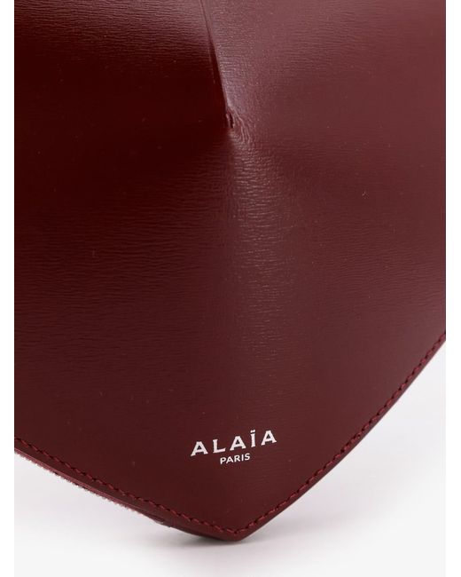 Alaïa Purple Le Coeur Leather Crossbody Bag