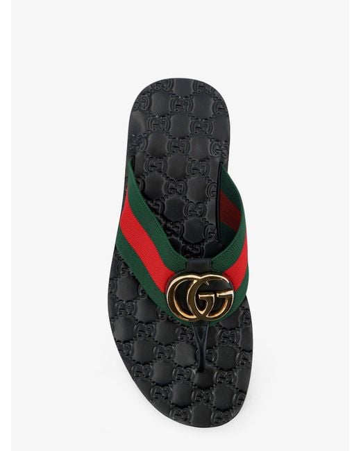 Gucci Multicolor Riviera Leather Sandals for men