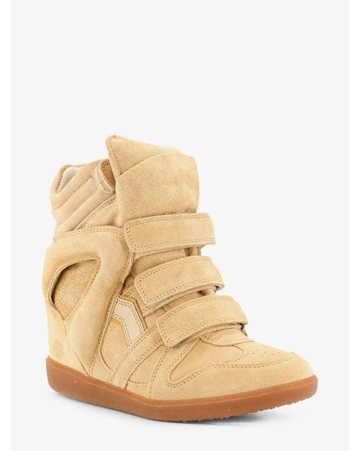 Isabel Marant Natural Sneakers Bekett Suede/Leather