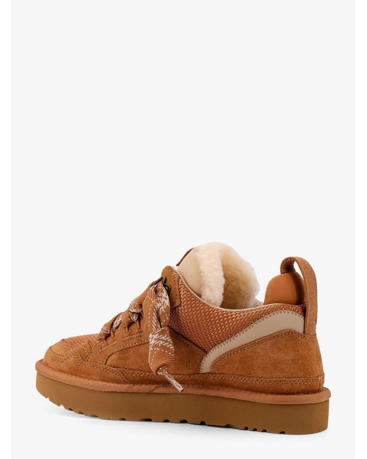Ugg Brown W Lowmel Nylon And Suede Sneakers