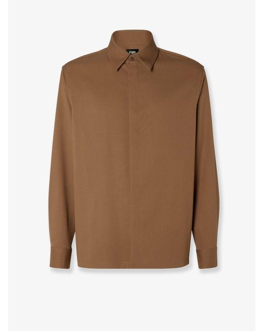 Camicia di Fendi in Brown da Uomo