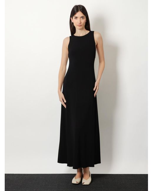 Max Mara Black Dresses Viscosa Elastan