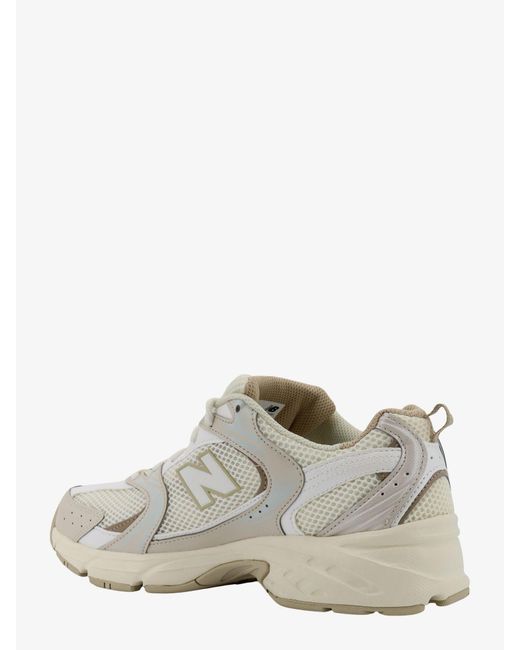 New Balance White 530 Low-Top Sneakers for men