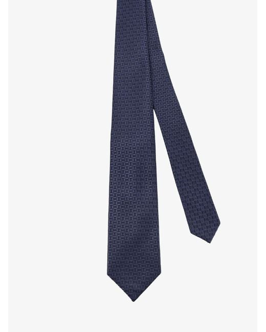 Kiton Blue Ties Seta for men