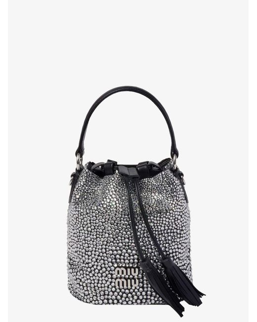 Miu Miu Black Bucket Bag