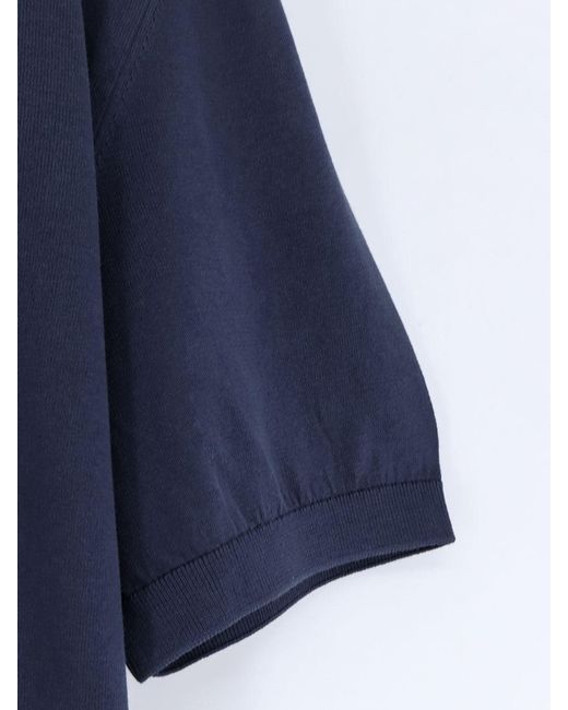 Corneliani Blue Cotton T-Shirt for men