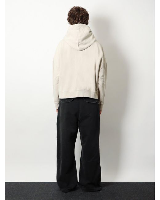 Entire studios White Eternal Zip Cotton Sweatshirt