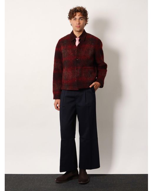 TONYWACK Red Italian Fabric Blazer for men