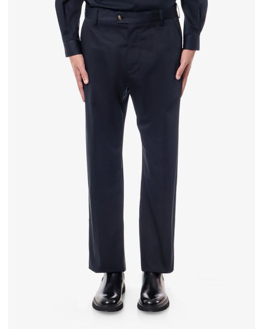 McQueen Blue Trouser for men