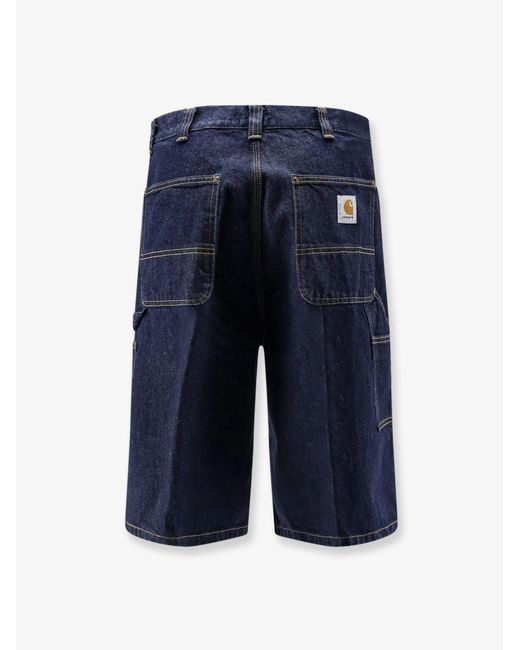Carhartt Blue Og Double Knee Denim Shorts for men