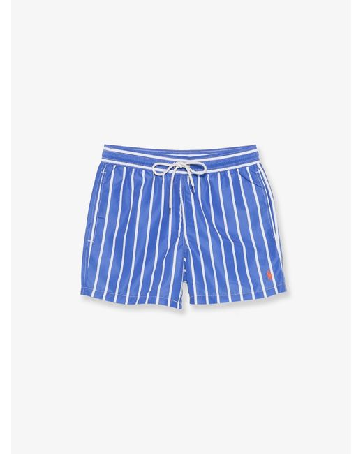 Polo Ralph Lauren Blue 11.5 Traveler Recycled Nylon Swim Trunks for men