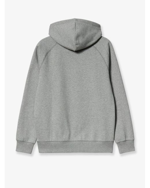Carhartt Gray Chase Sweat Cotton Blend Sweatshirt for men