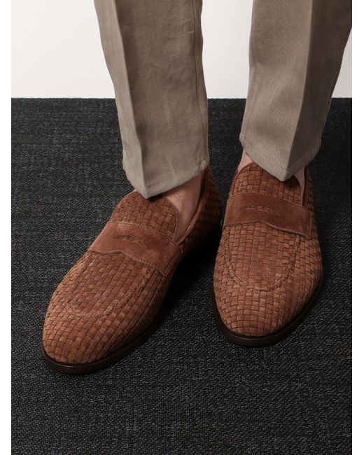 Mocassino di Brunello Cucinelli in Brown da Uomo