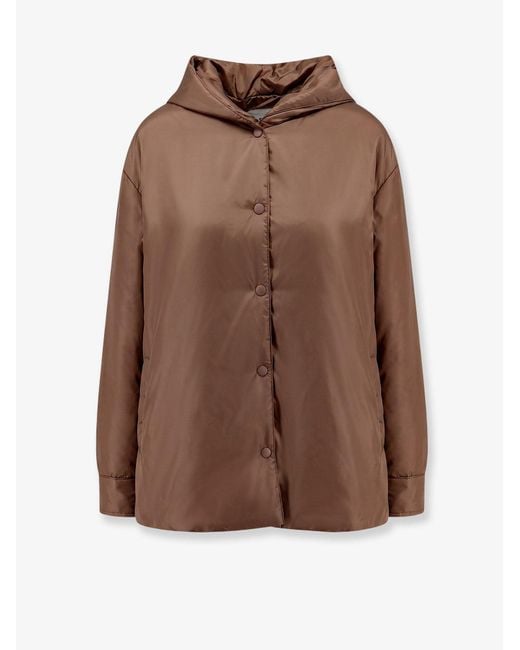Aspesi Brown Beth Nylon Jacket