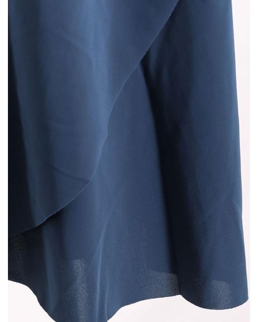 Eres Blue Julieta Jersey Pareo Skirt