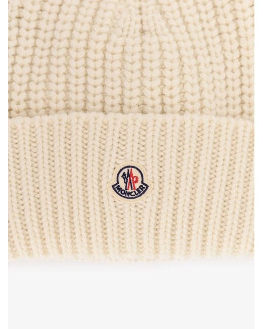 Cappello Beanie di Moncler in Natural
