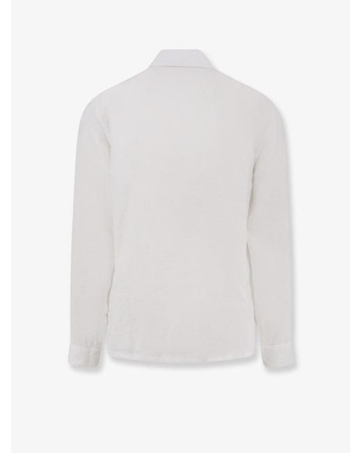 Aspesi White Ri-Capa Linen Shirt for men