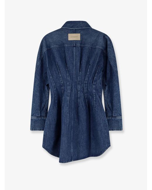 Givenchy Blue Dresses Cotone