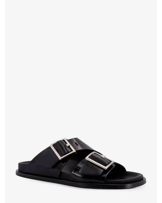 Alohas Black Alba Low Leather Sandals