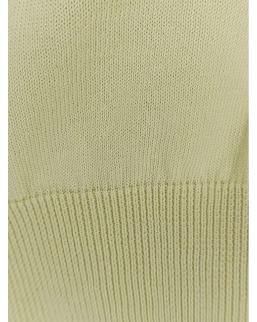 Alpha Studio Green Cotton Sweater for men