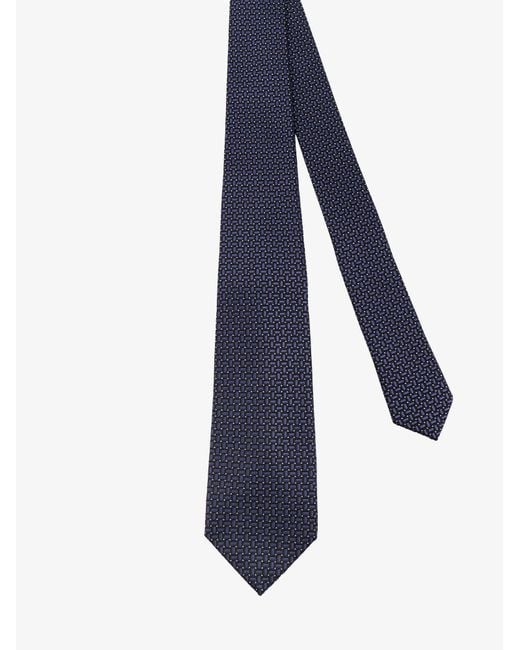 Kiton Blue Ties Seta for men