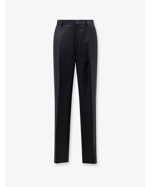 Tagliatore Blue Virgin Wool Trousers for men