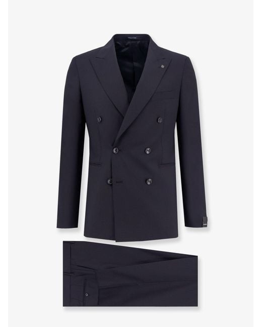 Tagliatore Blue Dresses Lana Vergine for men