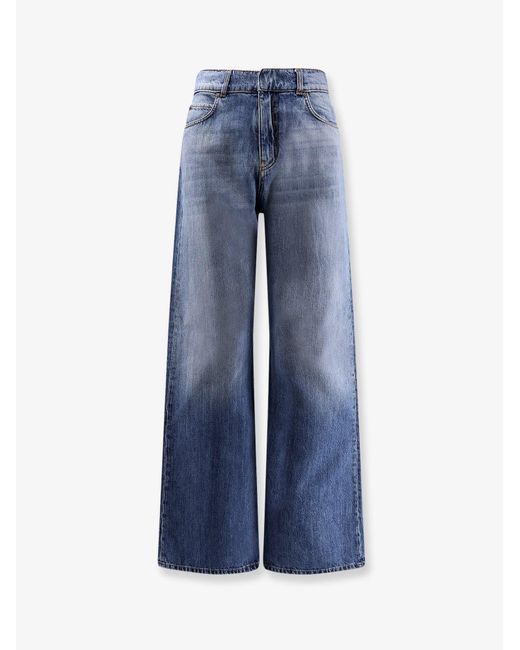 Pinko Blue Wanda Wide Leg Jeans