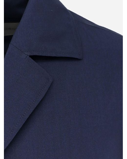 Corneliani Blue Edge Virgin Wool And Silk Jacket for men