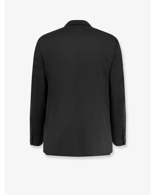 Tagliatore Black Single-Breasted Virgin Wool Suit for men