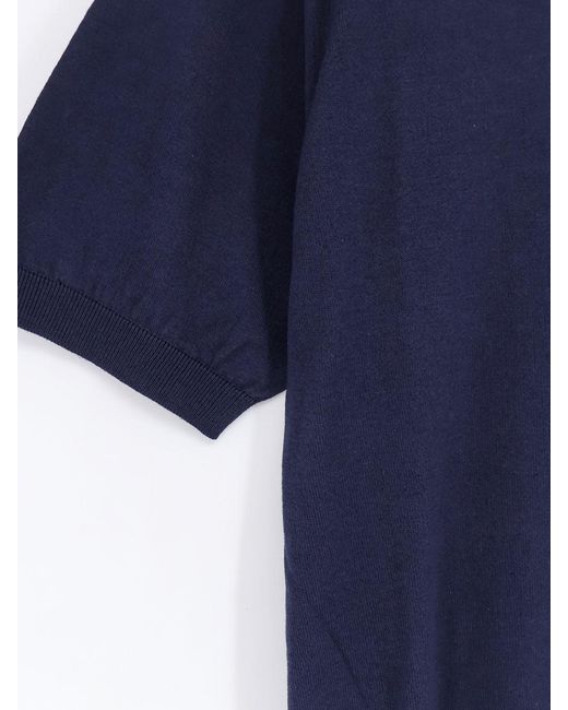 Polo di Alpha Studio in Blue da Uomo
