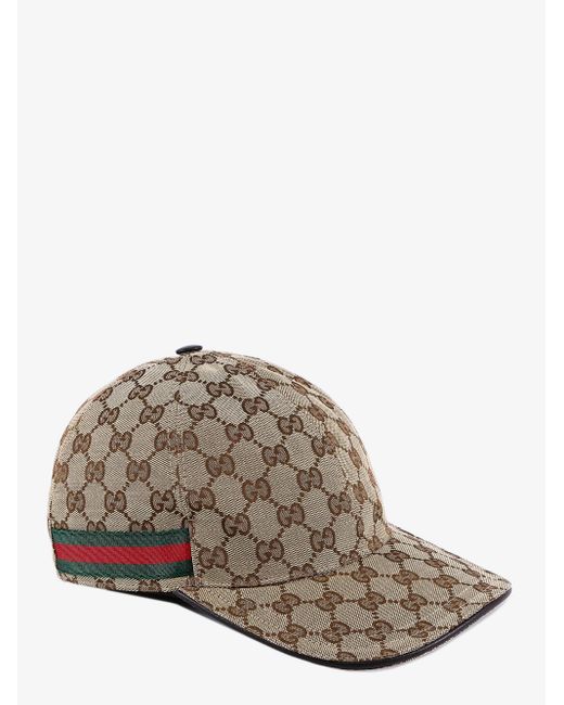 Gucci Hat in Natural for Men | Lyst