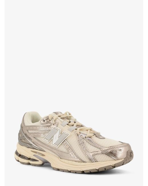 New Balance White 1906R Mesh Sneakers With Leather Inserts for men